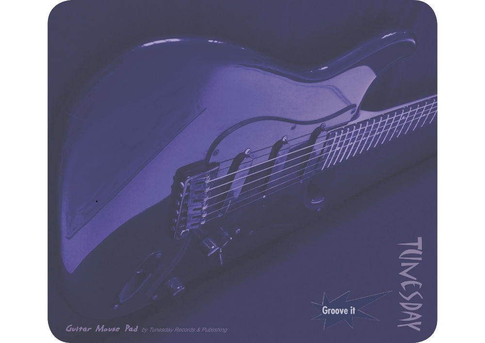 Mousepad Guitar (mit E-Gitarre-Motiv)